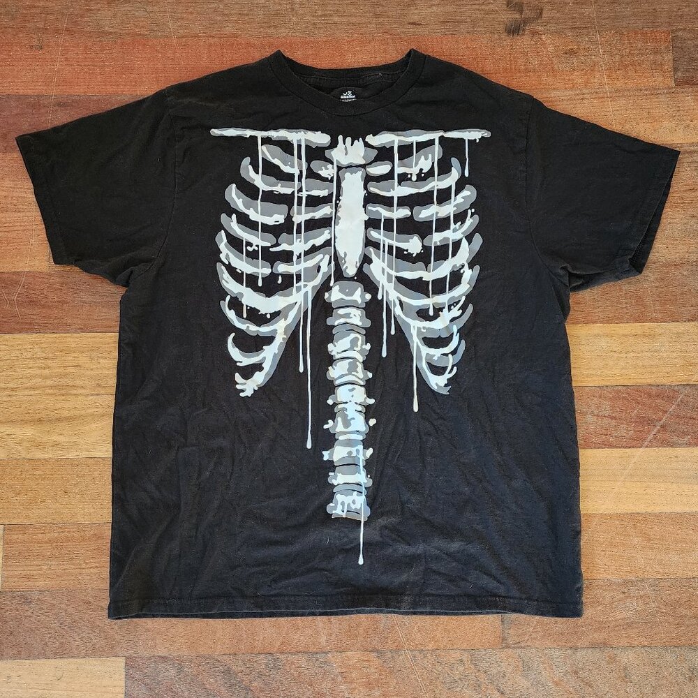 Way To Celebrate Halloween Skeleton T-Shirt Size XL